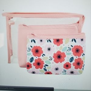 Floral Cosemetic Bag